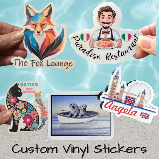 Custom Vinyl Die-Cut Sticker - FREE Shipping!